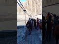 😨 Dangerous Bridge #hussainibridge #shorts #youtubeshorts #viral #gilgitbaltistan #trending