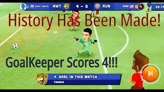 MINI FOOTBALL Gameplay 2021 - (Android & iOS- Goalkeeper Scores ALL 4 Goals!🔥