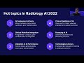 W47  Radiology AI across the clinical value chain” with Dr  Franz Pfister UEG deepc