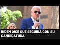 En una carta a los demócratas del Congreso, Biden dice que seguirá con candidatura a la reelección