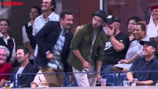 Jimmy Fallon \u0026 Justin Timberlake dance to 'Single Ladies' at US open