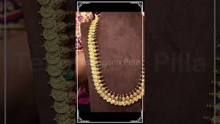 light weight jewellery | kasulaperu #kasulaharam #telanganapilla #viral #trending #shorts #gold #3