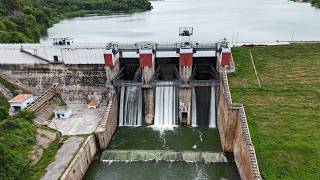 Drone view of Manchanabele Dam and Lake. || DJI Mini 4 Pro