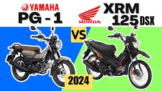 Yamaha PG 1 vs Honda XRM 125 DSX | Side by Side Comparison | Specs & Price | 2024