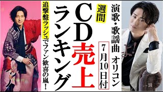 真田ナオキ夢酔い盤発売でオリコンランキング追撃盤ラッシュ！山内惠介や丘みどり、福田こうへいに市川由紀乃など