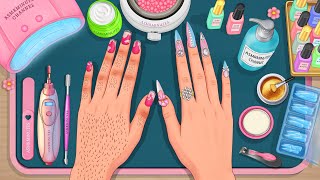 ASMR 🎧 One Day Luxury Nail Salon Transformation 💅 Relaxing Animation