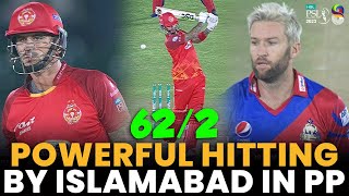 Powerful Hitting By Islamabad in PP | Islamabad United vs Karachi Kings | Match19 | HBL PSL 8 | MI2A