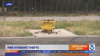 Fire hydrant thefts leave South L.A. neighborhood unprotected from flames