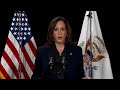 kamala harris announces the death of the leader of hamas