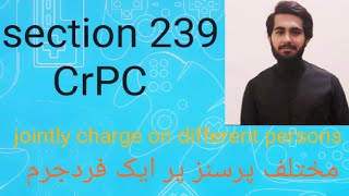 CrPC section 239/jointly charge on different persons in law