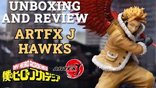 Unboxing \u0026 Review ARTFX J Hawks 1/8 Scale Figure | My Hero Academia Anime Figure ( ENG SUB )