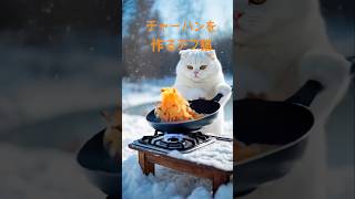 チャーハンを作るデブ猫#ai #猫 #デブ猫 #料理 #かわいい #cat #cute #funny #cooking