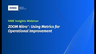 HME Insights Webinar | Using Metrics for Operational Improvement