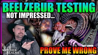 Beelzebub Testing vs Dolores - You Won't Like My POV | Watcher of Realms - TEST SERVER