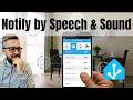 Phone Alarm and Speech Notifications