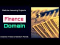 Decision Tree & Random Forest Algorithm - Finance Domain - Machine Learning - Python