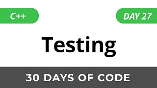Day 27: Testing - 30 Days of Code HackerRank Solutions