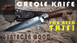 Boker Arbolito Creole Gaucho knife Cuchillo Asado Guayacán wood - Fast and quiet - You need this