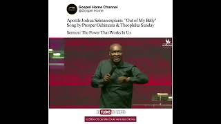 Apostle Joshua Selman explains \