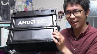 【ミニ動画】AMDレビューキャンペーンの折りたたみコンテナが届きました