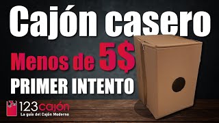 Haz tu CAJÓN por menos de 5$ - Cajón Casero - DIY cajon - BUDGET CAJON