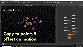 Houdini Basics - Copy to points 5 - Offset Animation