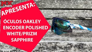 Óculos Oakley Encoder Polished White/Prizm Sapphire