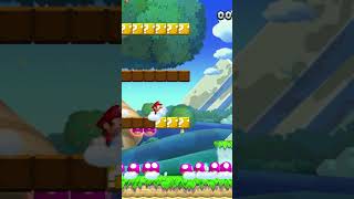 Mario vs 999 Pink Mushrooms in New Super Mario Bros. U ?