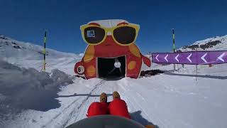 Val Thorens Toboggan Run 4 With Highlights