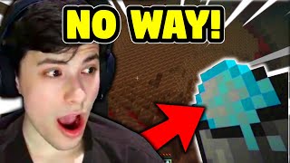 GeorgeNotFound Reacts To The NEW MLG Bucket Strategy In The Nether! (Powder Snow Bucket)