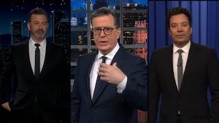 Late Night Hosts Joke About Donald Trump's 2nd Inauguration