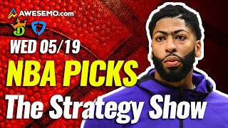 NBA DFS STRATEGY SHOW PICKS FOR DRAFTKINGS + FANDUEL DAILY FANTASY BASKETBALL | WEDNESDAY 5/19
