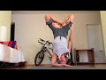 Ardha Niralamba Padma Sirsasana/Ardha Lotus Head Stand