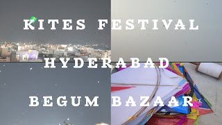 ❤KITE🪁 FESTIVAL⭐ HYDERABAD BEGUM BAZAAR❤ DAY AND NIGHT HAPPY SANKRANTI #kite #kiteflying #love #vlog