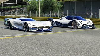 Jaguar Vision GT 2022 vs Devel Sixteen 2019 at Monza Full Course