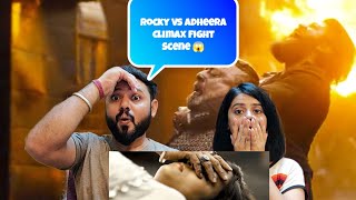 KGF Chapter 2 Rocky Vs Adheera Mass Climax Fight Scene Reaction | Rocking Star Yash | Prashanth Neel