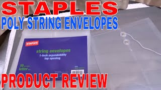 ✅  How To Use Staples Poly String Envelopes Review