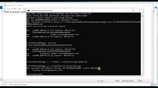 Simple encryption/decryption using gpg4win from command line