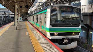 JR常磐線E231系0番台東マト102編成 日暮里駅発車