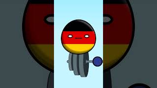 Germany WW1 and WW2 Next WW? #countryballs #shorts #history #ww2 #ww1 #ww3