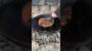 Red tuna 🐟 Roasting with spices and herbs #shorts #shortvideo