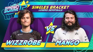 Wizzrobe vs Mang0 - Singles Bracket: Losers Semifinal - Smash Summit 12 | Captain Falcon vs Falco