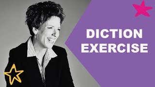 Diction Exercise (Public Speaking Activity for Kids)