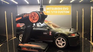 DISPLAY NO 362 : MITSUBISHI EVO RC DRIFT CAR TOYS Custom 1/10 #rc#rctoys#rcdrift #rccar #mainan