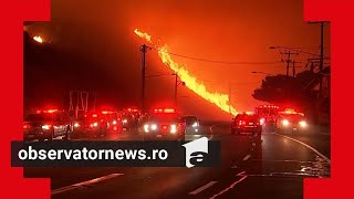 Mărturiile românilor prinşi în mijlocul incendiilor din Los Angeles