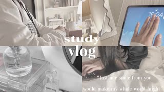 ❮study vlog❯遅く起きたけどモチベをあげて過ごす日👟 📃/高校生/過ごし方