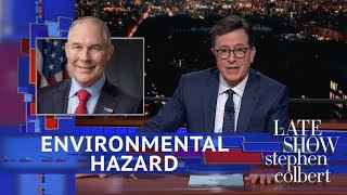 Stephen Updates The EPA's Logo For Scott Pruitt