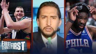 Nikola Jokić wins NBA MVP for the second consecutive year, Nick Wright reacts | FIRST THINGS FIRST