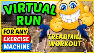 Virtual Run In The Woods | POV Running Video | Video For Treadmill
