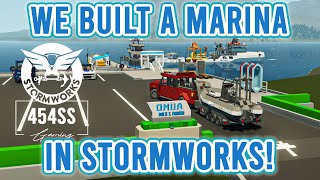 Making a FULLY WORKING MARINA in Stormworks